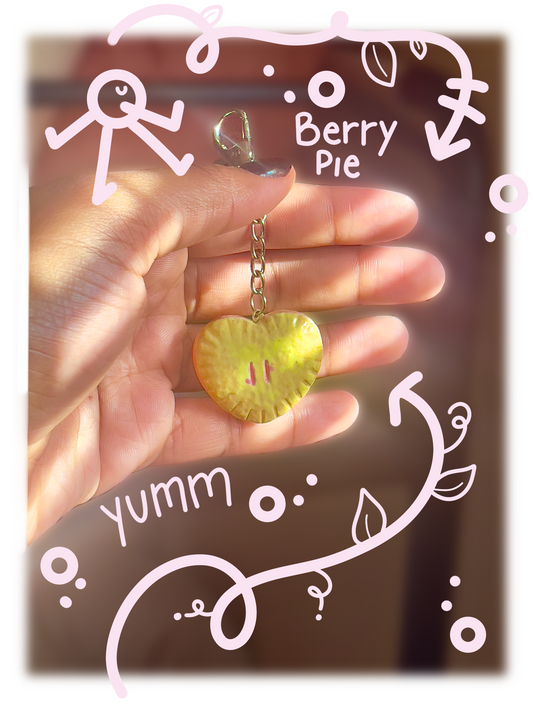 Berry Pie Bag Charm